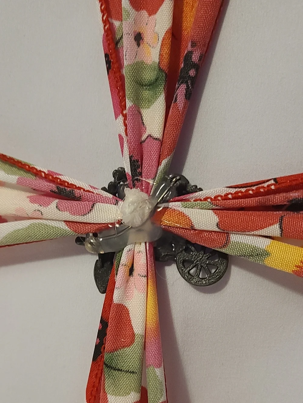 Frame Cross Art Floral Garden Theme Handmade